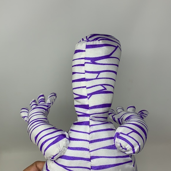 Vintage 1997 Monster Bash Gibson Greetings mummy Halloween stuffed doll RARE - Picture 12 of 17